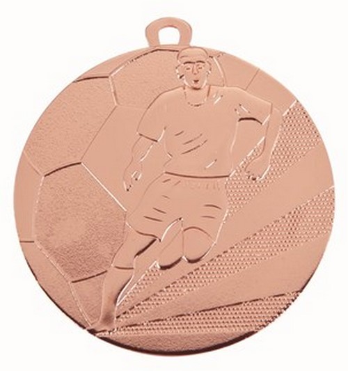 Voetbal Heer Medaille D118-a goud-zilver-brons Ø 70 mm compleet